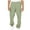 Green, variant on Mens Solid Color Work Pants Drawstring Leg Mouth Sticky Tape Pocket Casual Pants Men's Casual Pants