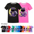 thumbnail image 3 of Boys'  Smiling Critters Graphic Short Sleeve T-Shirts girls Summer comfort top, 3 of 10