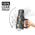 thumbnail image 3 of 40oz Pioneer Flower Floral Print Pattern Insulated Tumbler with Handle, BPA-Free Leak Proof Lid and Straws, Double Wall Vacuum, Hot 12h/Cold 34h, 3 of 6