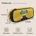 thumbnail image 7 of HUIACONG Yellow School Bus Backpack Set 4-IN-1 for 10-14 Years Boys Girls Lightweight Portable School Backpack Detachable Lunch Box Pencil Case Water Bottle Holder, 7 of 7