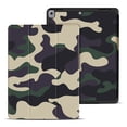 thumbnail image 7 of Case for iPad 9th Gen 2021/iPad 8th 2020/iPad 7th 2019 Generation Protective Cover with Pencil Holder - 10.2 inch Slim Soft TPU Trifold Stand PU Leather Folio Auto Sleep Wake - Camouflage Brown, 7 of 7