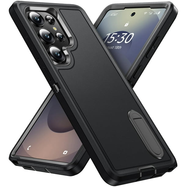 Funda de teléfono BahaHoues para Samsung Galaxy S25 Ultra Black