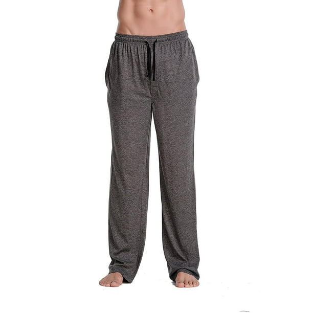 men's knit jogger pajama pants