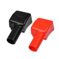 thumbnail image 1 of Unique Bargains Pair Battery Terminal Insulation Covers 20mm 0.79' Car Battery Post Cap for Car PVC Red Black, 1 of 7