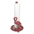 thumbnail image 4 of Cast Iron Tropical Birds of Paradise Pink Flamingo Kitchen Paper Towel Holder, 4 of 9