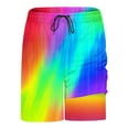 thumbnail image 7 of Men Swim Trunks with Compression Liner 7 Inch Inseam Board Shorts Bathing Suit with Pockets, 7 of 7