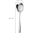 thumbnail image 3 of Cucharas de acero inoxidable con cabeza cuadrada, Cucharas de acero inoxidable con cabeza cuadrada para aritmética, Cucharas para servir de acero inoxidable con cabeza cuadrada, Cucharas medidoras de, 3 of 7