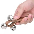 thumbnail image 3 of Peahefy Jingle Hand Bells, 3 Bells Handbell, For Music Gift For Christmas Present For Performance For Training, 3 of 8