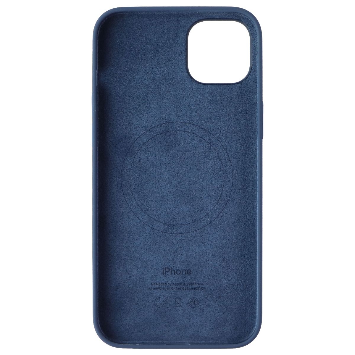 Pre-Owned Apple Silicone Case for MagSafe for iPhone 14 Plus - Storm Blue (MPT53ZM/A) (Refurbished: Good) - image 3 of 3