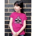 thumbnail image 2 of Cool Funny Poop In Shades Trendy Graphic Symbol T-shirt, 2 of 4