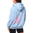 thumbnail image 3 of Breast Cancer Awareness Zip Up Hoodie Women Oversized Graphic Hooded Jackets Casual Fall Preppy Long Sleeve Sweatshirts, 3 of 7
