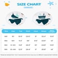 thumbnail image 2 of GYRATEDREAM Girls 3 Piece Swimsuits Print Top and Shorts Bikini Set Bathing Suit with Swimsuits Cover Up for 10 Years, 2 of 8