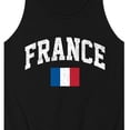 thumbnail image 3 of Instant Message - France Flag - Men's Jersey Tank Top, 3 of 6