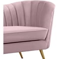 thumbnail image 4 of Home Square 2-Piece Set with Contemporary Velvet Loveseat and Sofa in Pink, 4 of 8