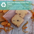 thumbnail image 3 of Ensemble de 10 Pcs Sac de Protection de Fraîcheur Alimentaire en PEVA Semi-Transparent Réutilisable pour Cuisine Domestique, Qualité Alimentaire, Sacs de Rangement Pratiques, Pellicule en Silicone Saran, 3 of 6