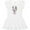 AA-White, variant on Inktastic Cute Llama with Flower Girls Baby Dress