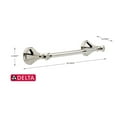 thumbnail image 3 of Delta Cassidy 12" Towel Bar, Polished Nickel, 3 of 4
