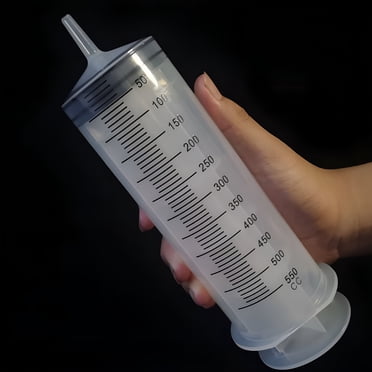 XIRQI 500 ml Large Capacity Syringe Reusable Pump Measuring With Tube Feeding