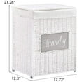 thumbnail image 4 of Mxfurhawa Laundry Hampers with Lid, White, 4 of 7