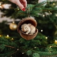 thumbnail image 5 of Animal Christmas Tree Ornaments, Cute Woodland Wildlife Ornaments Funny Forest Animal Hanging Ornaments for Christmas Tree Decorations Fall Holiday Home Decor, 5 of 6