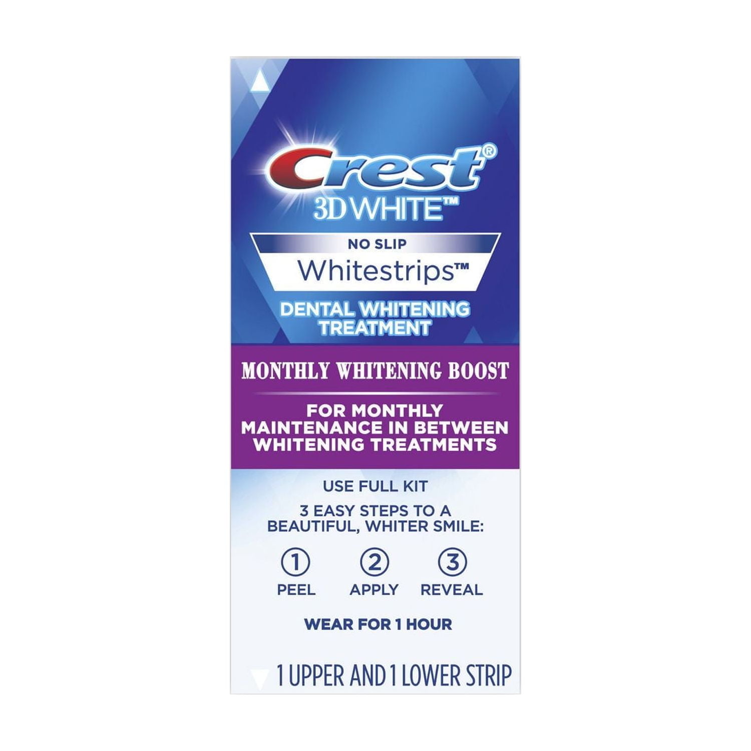 Crest 3D White Whitestrips Monthly Whitening BOOST