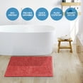 thumbnail image 6 of Nestl Bathroom Rugs, Machine Washable Bath Mats For bathroom Floor Rugs, Nonslip Backing Rubber Bath Rug, Rose, 6 of 6