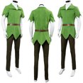 thumbnail image 4 of Disfraz de elfo verde para hombre, disfraz de fantasía de Peter Pan, disfraz de adulto, ropa de fantasía para juego de rol de Halloween, 4 of 5