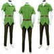 thumbnail image 4 of Disfraz de elfo verde para hombre, disfraz de fantasía de Peter Pan, disfraz de adulto, ropa de fantasía para juego de rol de Halloween, 4 of 5