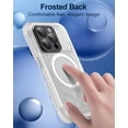 thumbnail image 5 of for iPhone 15 Pro Waterproof Case Clear, [Built-in Lens & Screen Protector] [IP68 Underwater] [15FT Military Shockproof], Frosted Back Full Body Protection 15 Pro Phone Case 6.1", Unique Clear, 5 of 12