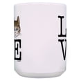 thumbnail image 3 of ThisWear Cat Mug Set LOVE Cat Related Gifts Cat Presents 2 Pack Gift 15oz Coffee Mugs, 3 of 4