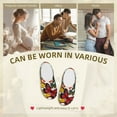 thumbnail image 7 of Lsque Retro Floral Butterfly Pattern Womens Comfort Cotton on Scuff With Memory Foam and Anti-skid Sole Slipper-40/41, 7 of 7