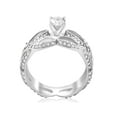 thumbnail image 3 of 1 1/2ct Diamond Infinity Eternity Engagement Wedding Ring Set 14k White Gold, 3 of 4