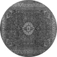 thumbnail image 1 of Ahgly Company Indoor Round Persian Gray Traditional Area Rugs, 4' Round, 1 of 1