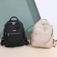 thumbnail image 5 of Mochila de estudiante de estilo minimalista e informal con cremallera de nailon 2024, mochila de mujer de gran capacidad y moda urbana de alta calidad, 5 of 5