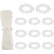 thumbnail image 1 of 12 anillos para servilletas con cuentas de perla, porta servilletas de boda con perlas de imitación, hebillas de servilleta con cuentas transparentes, 1 of 7