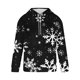 thumbnail image 3 of Sudadera con capucha para hombre, informal, con cordón, estampado navideño, deportiva, blusa de poliéster, 3 of 4
