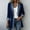 Dark Blue, variant on Womens Shacket Jackets, Fashion Denim Patchwork Single-Breasted Lapel Collar Outerwear for Women Dark Blue Size M