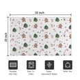 thumbnail image 5 of White Christmas Gingerbread Man Pattern Door Rugs,Washable Non Slip Door Mats Indoor,Decorative Door Mats,Entry Mat Indoor for Entrance,Bedroom,Kitchen,Bathroom,20"x32", 5 of 6