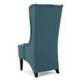 thumbnail image 6 of Callie Fabric Dining Chair with High Back, Teal, 23.25" x 28.75" x 46.25", 6 of 7