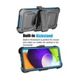 thumbnail image 3 of Njjex Phone Cases for Galaxy A52 4G 5G 6.5", [2 Pack Temerped Glass Screen Protector] Combo Holster Belt Clip [Heavy Duty] [Kickstand] Full-Body Rugged Holster Case (Blue), 3 of 9