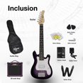 thumbnail image 2 of Coluber Cable Kids 30 Inch Electric Guitar and Amp Bundle Kit for Beginners, 2 of 6
