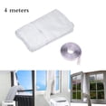 thumbnail image 1 of Matsuzay Placa de tela con sello para ventana Airlock, blanco, 3m/4m, Universal, para el hogar, Flexible, impermeable, suave, para aire acondicionado Tratamientos de ventanas 4m Matsuzay HA028388-02, 1 of 6