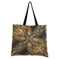 thumbnail image 4 of Canvas Tote Bag for Women Girls Design Print Golden Elegance Tote, 4 of 8