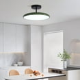 thumbnail image 5 of KCO Lighting Vintage Green Ceiling Light Contemporary Mid Century Modern Semi Flush Mount LED Hallway Light Fixture, 5 of 8