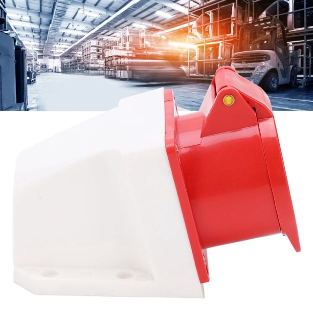 Industrial Socket, Strong Conductivity Wall Mount Socket Hook-up Socket Professional for Agriculture for Industry