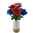 thumbnail image 6 of Mainstays 13.5 inches Indoor Artificial Rose Pick, Red, Blue and White Color., 6 of 8