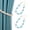 A, variant on Curtain Tiebacks Set Natural-Wood Bead Ties Brass Hooks Included Bedroom Decor with 2 Holdbacks