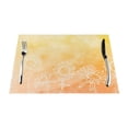 thumbnail image 1 of XMXY Woven Placemats Set of 4 PCS, Abstract Watercolor Floral Texture Table Mats Washable Heat Resistant Placemats, 1 of 6