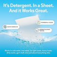 thumbnail image 2 of Earth Breeze Laundry Detergent Sheets Fresh Scent - 60 Loads No Plastic Jug Concentrated Laundry Detergent 30 Sheets, 2 of 5