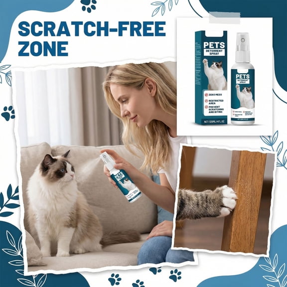 Cat No Scratch Cat for Scratching 4 Oz Anti Scratch Cat for Furniture Protect Couch Carpet Fabric from Cat Claws 1 Pack